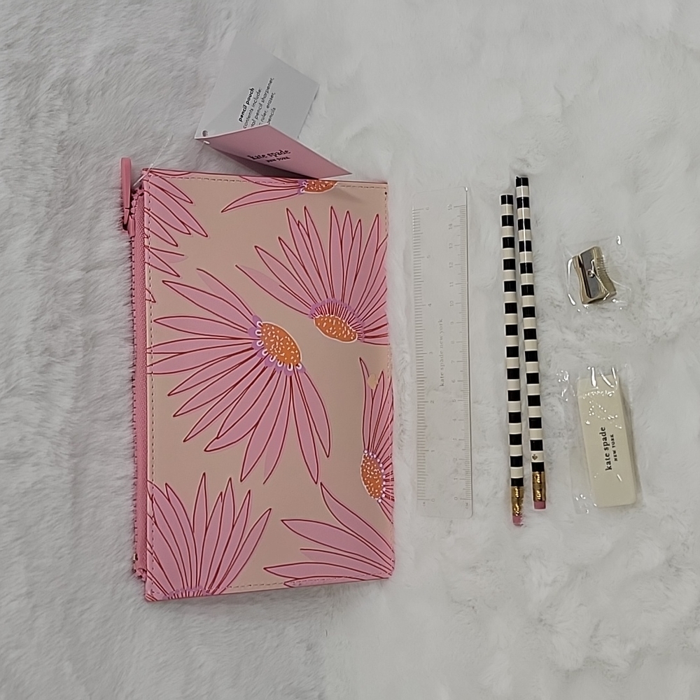 kate spade New York Falling Flower Pencil Pouch